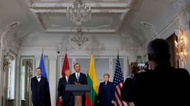 Обама: оборона Вильнюса также важна, как оборона Лондона, Берлина или Парижа