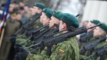 В литовскую армию будут брать юношей, не прошедших начальную военную подготовку