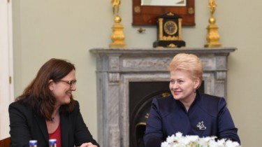 Д.Грибаускайте: свободная торговля с США выгодна для Литвы