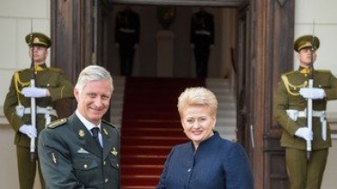 Президент Литвы посетит с королем Бельгии военных в Рукле