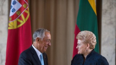 Президент Португалии посетит португальских военных, дислоцированных в Литве