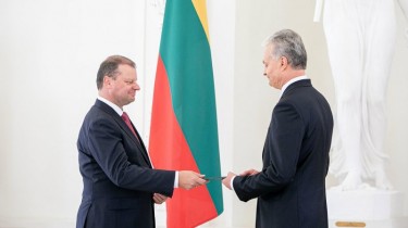 "Отставка вежливости": Кабмин Литвы вернул полномочия Г. Науседе
