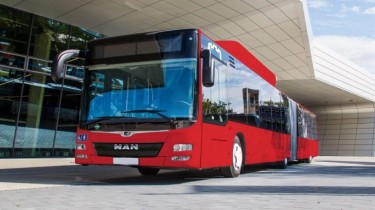 В Вильнюсе курсируют 50 новых газовых автобусов «MAN Lion‘s City G»