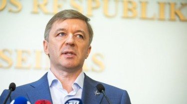 Председателем партии Союз крестьян и зелёных Литвы вновь избран Рамунас Карбаускис