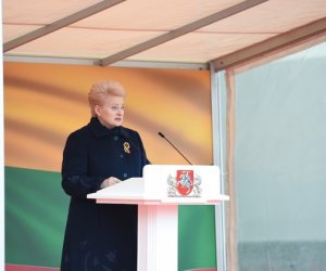 Президент Д. Грибаускайте: Литва не сломилась, встала на ноги и окрепла