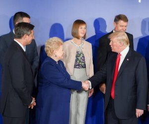 Президент представила Дональду Трампу специфические угрозы безопасности Литвы