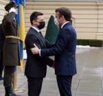 В Киеве состоялась встреча президентов Франции и Украины