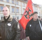 Литовские националисты – пикет у Министерства охраны края