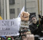 В Клайпеде прошел многотысячный митинг