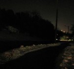 Темная ночь на проспекте Саванорю