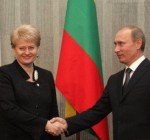 Президент Литвы Даля Грибаускайте поздравила президента РФ Владимира Путина с Днём России