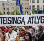 Тысяча педагогов на митинге в Вильнюсе требовали повышения зарплат