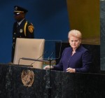 Президент Литвы в ООН призвала повышать роль женщин в преодолении кризисов