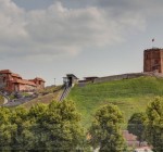 После оползня башня и гора Гядиминаса в Вильнюсе закрываются для посещения