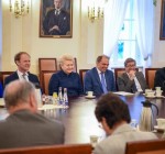 Президент Литвы поблагодарила послов за поддержку интересов Литвы