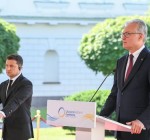 Президент: Литва всегда будет поддерживать Украину на ее пути в Европейский союз и НАТО