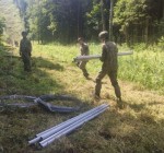 Армия начала возводить на границе Литвы с Беларусью проволочное заграждение