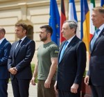 Владимир Зеленский провел в Киеве встречу с лидерами 4-х стран Европы (видео)
