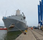В Клайпеду прибыл еще один десантный корабль США