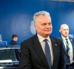 Президент Литвы посетит Прагу, обсудит на саммите ЕС войну в Украине, цены на энергоносители