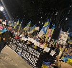 В столицах Европы прошли протесты после обстрела Россией украинских городов