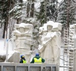 На Антакальнисском кладбище Вильнюса демонтированы скульптуры советским воинам