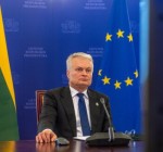 Президент Литвы Гитанас Науседа призывает начать переговоры о новом пакете санкций ЕС для России