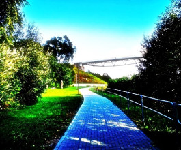 6.	Самый длинный и высокий пешеходный мост Литвы.  6