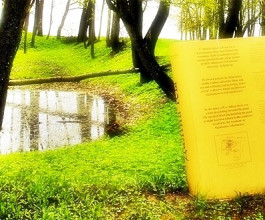 5. В 1980 году Ч. Милош был награждён Нобелевской премией по литературе. В известном романе «Долина Иссы» он описал воспоминания детства о Шятяняй, события и быт того времени, природную красоту долины Иссы (Нявежиса), раскрыл духовный мир и переживан 5