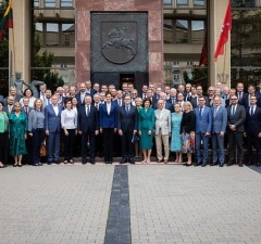 Спикер Сейма на встрече с послами Литвы призвала сплотить силы во благо страны