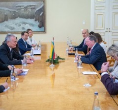 Президент Литвы встретился с Председателем Палаты депутатов Люксембурга