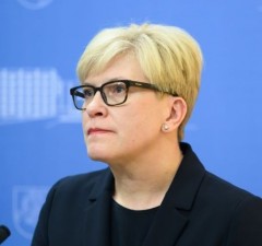 Премьер Литвы Ингрида Шимоните стала членом партии консерваторов