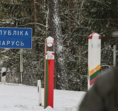 В течение суток на границе Литвы с Беларусью нелегальных мигрантов не зафиксировано