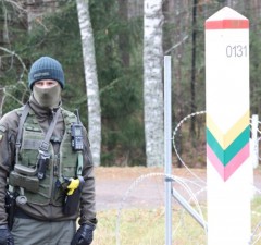 На границе Литвы с Беларусью не зафиксировано попыток нелегального перехода