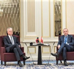 Президент Литвы отправляется в Турцию, 10 марта встретится с Р.Т. Эрдоганом