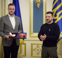 Г. Ландсбергис в Киеве: поддержка Украины еще не достигла своего предела и должна продолжаться
