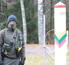 За сутки пограничники не установили нелегальных мигрантов на границе Литвы с Беларусью