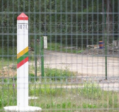 На границе Литвы с Беларусью вновь не было зафиксировано нелегальных мигрантов