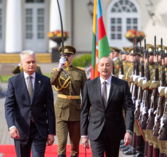Президент Литвы встретился с Президентом Азербайджанской Республики Ильхамом Алиевым