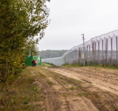 На границе Литвы с Беларусью развернули 12 нелегальных мигрантов