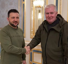 Министр обороны Литвы А. Анушаускас встретился с президентом Украины В. Зеленским