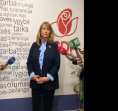 В. Блинкявичюте: социал-демократы объявят кандидата в президенты в декабре