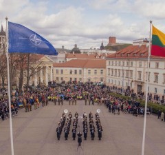 Президент Литвы Гитанас Науседа: Только все вместе мы сможем противостоять бурям истории.