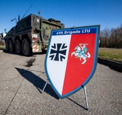 В Вильнюс прибывают первые военнослужащие немецкой бригады
