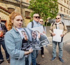 Во время акции в Вильнюсе символически "освобождены“ из тюрем 35 журналистов Беларуси