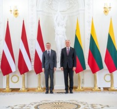 Президент Литвы Гитанас Науседа поздравил Латвию с Днем восстановления независимости