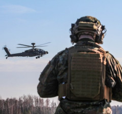 В Паневежском районе начались международные учения по отражению атак с воздуха