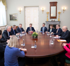 Президент: страны Балтии и Польша будут совместно укреплять передовую линию сдерживания на восточной границе НАТО и ЕС