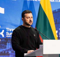 В Литву прибыл президент Украины Владимир Зеленский
