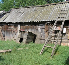 Снесли сарай